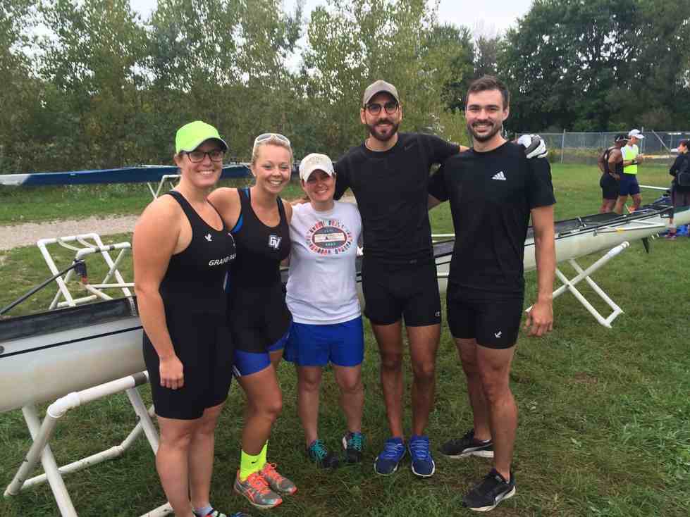 Lauren and rowing friends